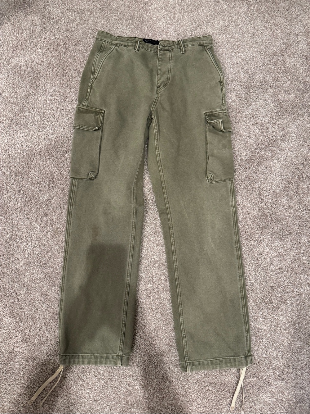 PURPLE BRAND-Olive Cargo Pants - Men